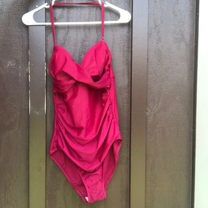 One piece bathing suit- Magenta